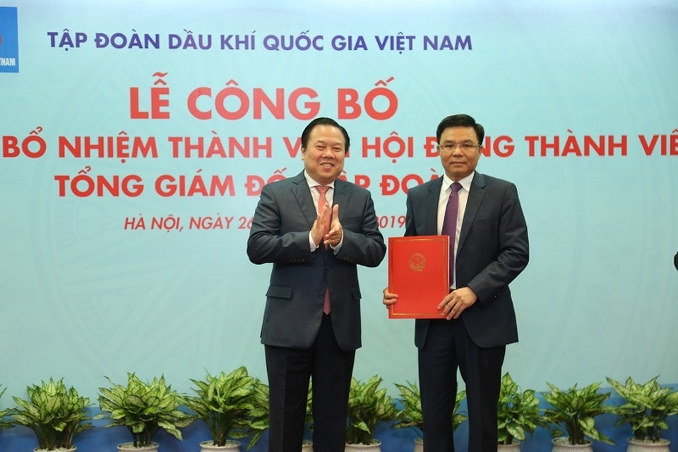 Ông Lê Mạnh Hùng được bổ nhiệm là Tổng giám đốc Tập đoàn Dầu khí - 1 Ông Lê Mạnh Hùng được bổ nhiệm là Tổng giám đốc Tập đoàn Dầu khí - 1