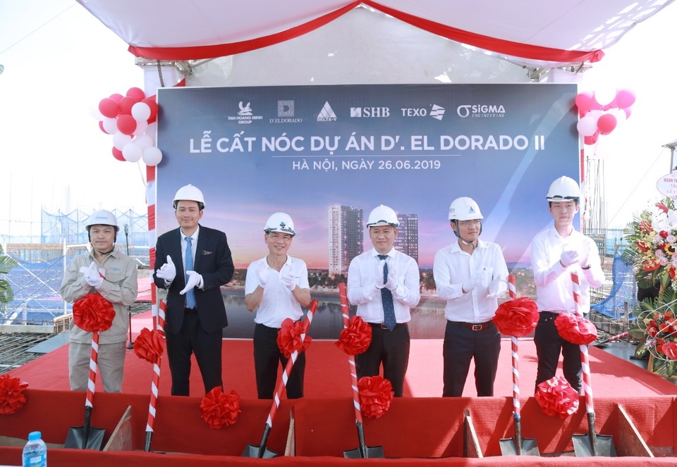 Tân Hoàng Minh chính thức cất nóc dự án D’. El Dorado II - 1 Tân Hoàng Minh chính thức cất nóc dự án D’. El Dorado II - 1
