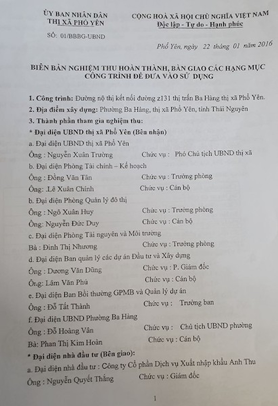 Chủ tịch tỉnh Thái Nguyên chỉ đạo giải quyết vụ doanh nghiệp bị cho “ăn quả đắng” nhớ đời! - 3 Chủ tịch tỉnh Thái Nguyên chỉ đạo giải quyết vụ doanh nghiệp bị cho “ăn quả đắng” nhớ đời! - 3