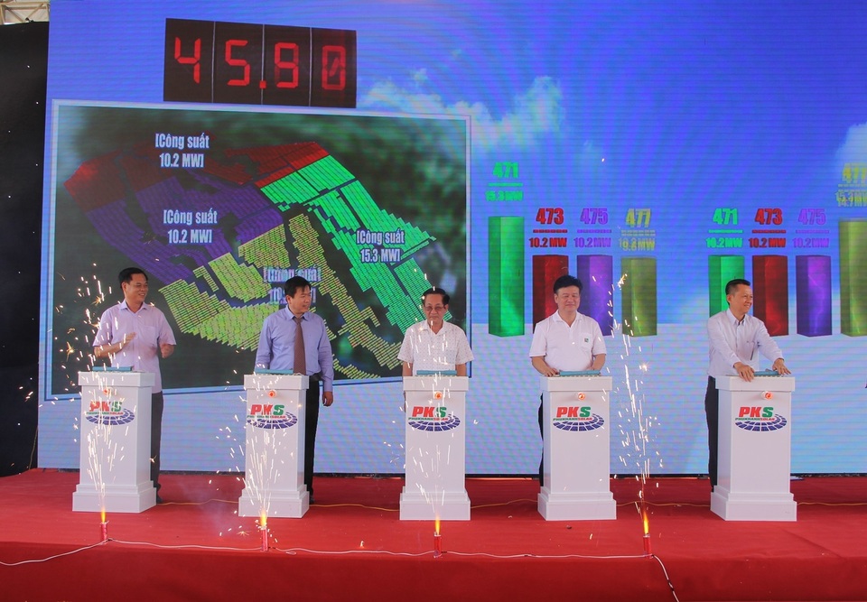 Phú Yên: Đưa 3 Nhà máy Điện Mặt trời gần 7.800 tỷ đồng vào hoạt động - 1 Phú Yên: Đưa 3 Nhà máy Điện Mặt trời gần 7.800 tỷ đồng vào hoạt động - 1