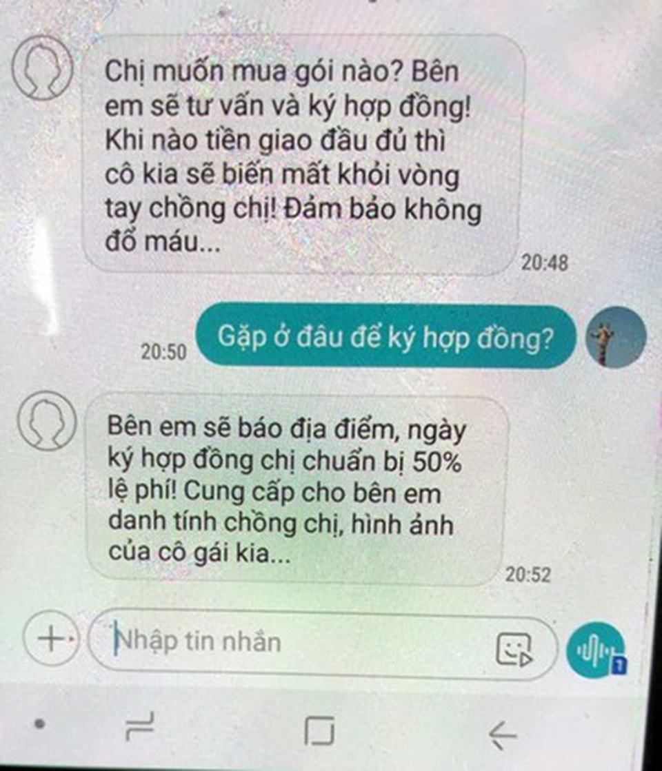 Biến tướng dịch vụ… đánh ghen thuê - 2 Biến tướng dịch vụ… đánh ghen thuê - 2