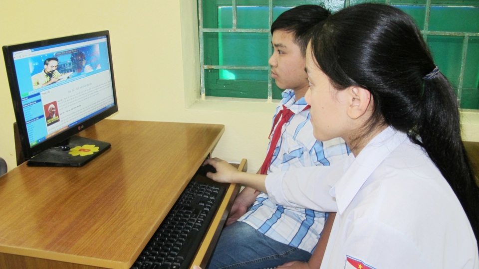 Cô học trò lớp 9 lập web về Bác Hồ để học tập tấm gương đạo đức của Người - 1 Cô học trò lớp 9 lập web về Bác Hồ để học tập tấm gương đạo đức của Người - 1