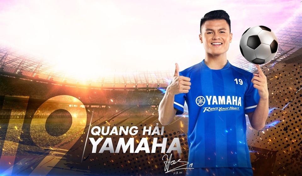 Quang Hải trở thành đại sứ thương hiệu Yamaha: Câu chuyện bây giờ mới kể - 1 Quang Hải trở thành đại sứ thương hiệu Yamaha: Câu chuyện bây giờ mới kể - 1