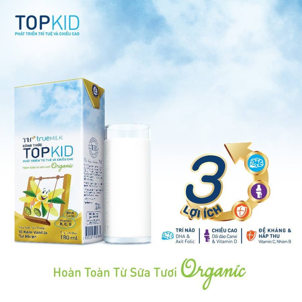 Sữa tươi công thức TOPKID - dinh dưỡng phù hợp cho trẻ từ 2 tuổi - 1 Sữa tươi công thức TOPKID - dinh dưỡng phù hợp cho trẻ từ 2 tuổi - 1