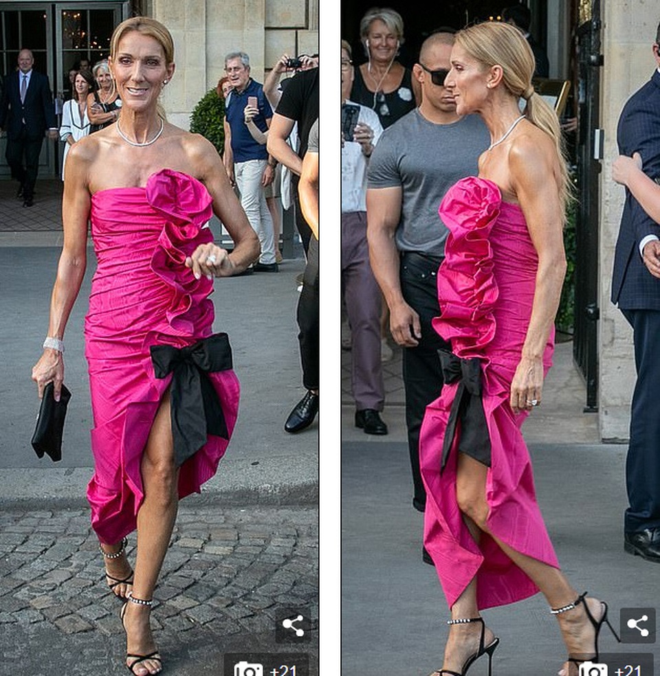 Celine Dion sành điệu đi xem thời trang - 3 Celine Dion sành điệu đi xem thời trang - 3