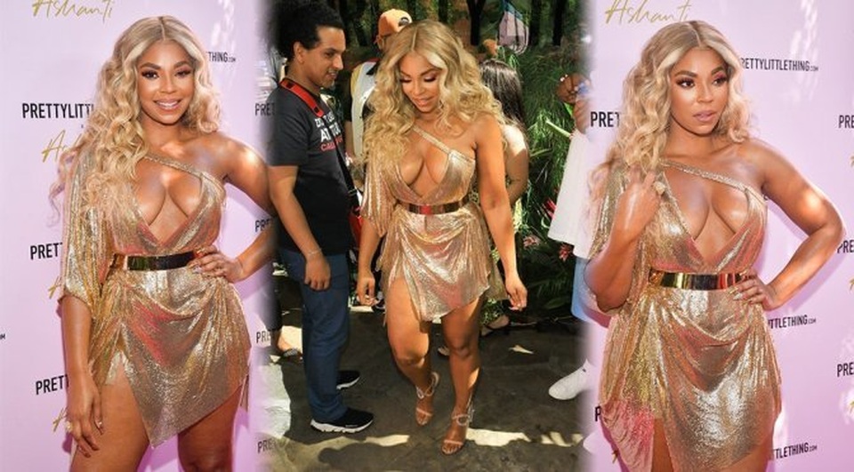 Ashanti lấp ló vòng một gợi cảm - 1