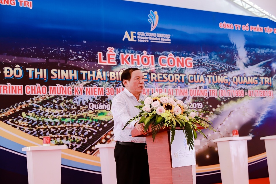 Khởi công Khu đô thị sinh thái biển AE resort Cửa Tùng - 2 Khởi công Khu đô thị sinh thái biển AE resort Cửa Tùng - 2