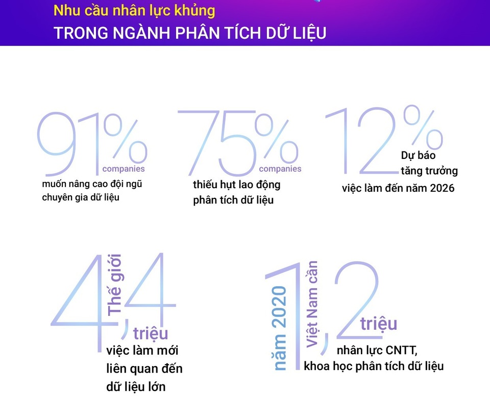 Ngành học mới “phân tích dữ liệu kinh doanh” có gì hấp dẫn? - 2 Ngành học mới “phân tích dữ liệu kinh doanh” có gì hấp dẫn? - 2