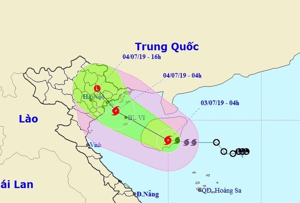 Hình thành bão số 2 trên Biển Đông - 1 Hình thành bão số 2 trên Biển Đông - 1