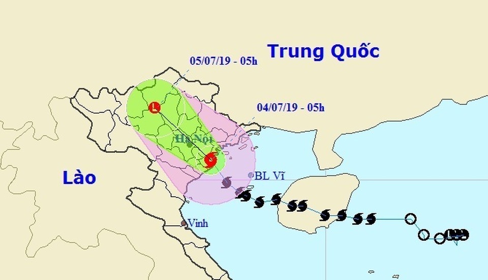 Bão số 2 đổ bộ vào Hải Phòng - Nam Định - 1 Bão số 2 đổ bộ vào Hải Phòng - Nam Định - 1