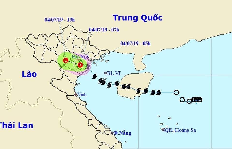 Bão số 2 suy yếu thành áp thấp, nhiều nơi tiếp tục mưa to - 1 Bão số 2 suy yếu thành áp thấp, nhiều nơi tiếp tục mưa to - 1