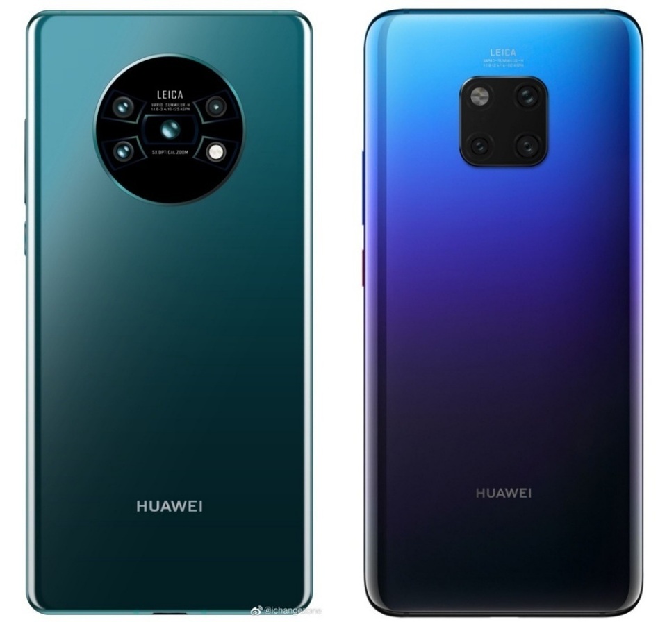 Lộ ảnh Huawei Mate 30 với thiết kế 4 camera độc đáo - 1 Lộ ảnh Huawei Mate 30 với thiết kế 4 camera độc đáo - 1