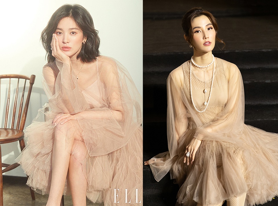Diễm My 9X đụng váy Song Hye Kyo nhưng không ngại bị so sánh - 3 Diễm My 9X đụng váy Song Hye Kyo nhưng không ngại bị so sánh - 3