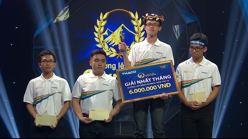 Nam sinh Đắk Lắk giành chiến thắng cuộc thi Tháng 1 Quý 4 Olympia - 1 Nam sinh Đắk Lắk giành chiến thắng cuộc thi Tháng 1 Quý 4 Olympia - 1