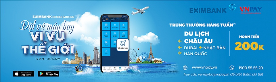 Đặt vé máy bay – Vi vu thế giới cùng Eximbank - 1 Đặt vé máy bay – Vi vu thế giới cùng Eximbank - 1