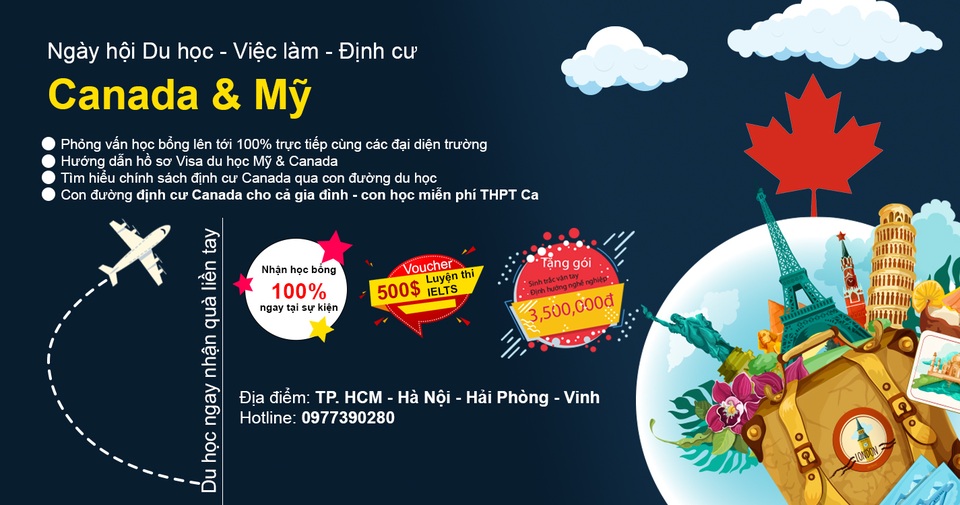 Ngày hội Du học – Việc làm – Định cư Canada Mỹ lớn nhất năm 2019 - 1 Ngày hội Du học – Việc làm – Định cư Canada Mỹ lớn nhất năm 2019 - 1