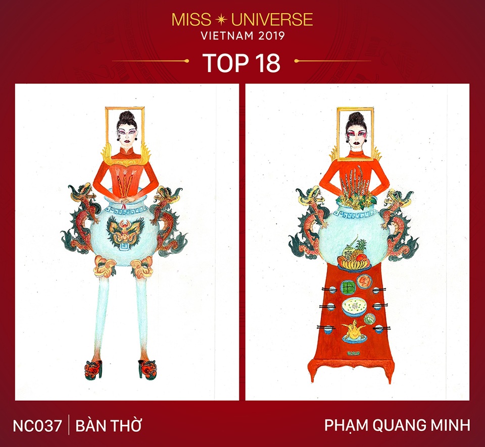 Trang phục “Bàn thờ” lọt top 2 bình chọn, bước vào vòng thuyết trình - 5 Trang phục “Bàn thờ” lọt top 2 bình chọn, bước vào vòng thuyết trình - 5