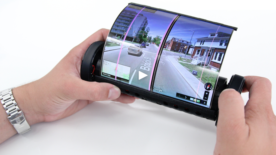 Sony tham vọng ra mắt smartphone... cuộn tròn - 1 Sony tham vọng ra mắt smartphone... cuộn tròn - 1