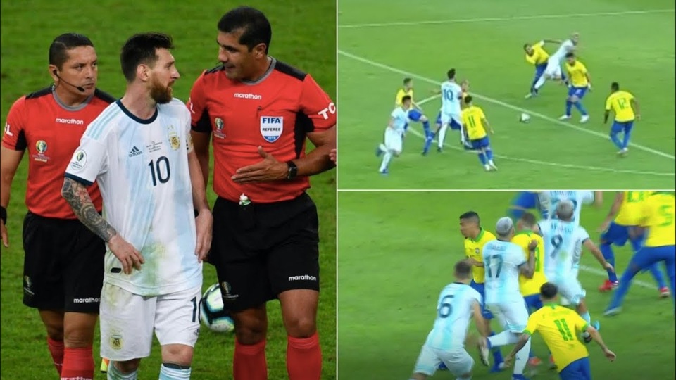 Bị Messi cáo buộc thiên vị Brazil, trọng tài nói gì? - 1 Bị Messi cáo buộc thiên vị Brazil, trọng tài nói gì? - 1