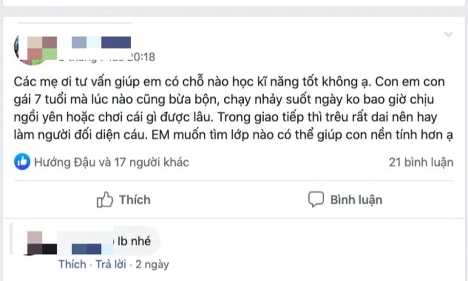 Hài hước tìm lớp kỹ năng sống chữa bệnh cho con - 1
