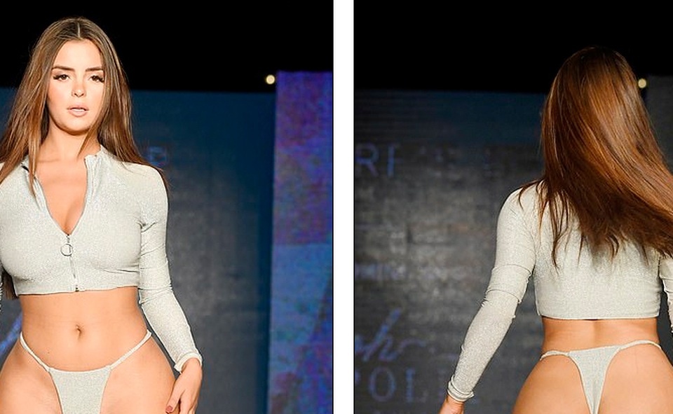 Demi Rose khoe dáng nảy lửa trên sàn catwalk  - 5