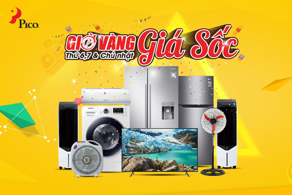 Điện máy Pico mừng sinh nhật 12 tuổi, đại tiệc tri ân - 3 Điện máy Pico mừng sinh nhật 12 tuổi, đại tiệc tri ân - 3