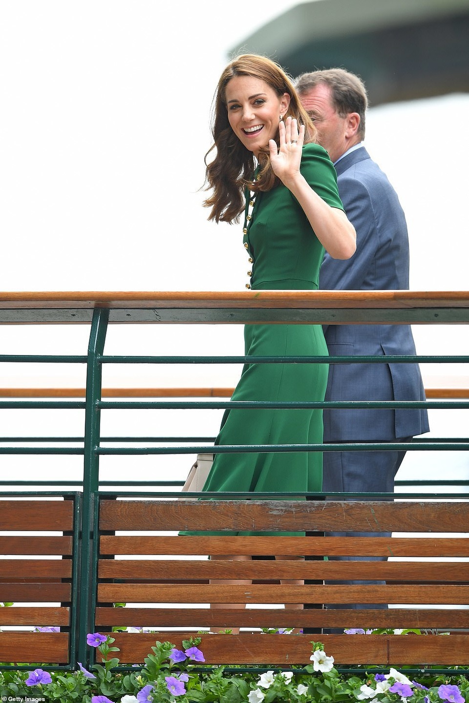 Công nương Kate Middleton diện váy gần 4000 USD đi xem tennis - 1 Công nương Kate Middleton diện váy gần 4000 USD đi xem tennis - 1