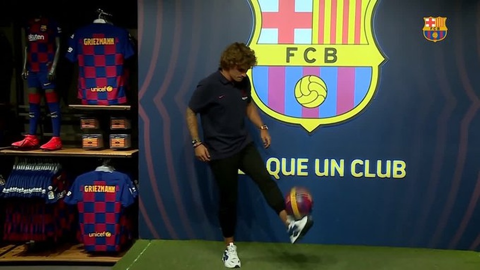 Griezmann nói gì trong ngày ra mắt Barcelona? - 1 Griezmann nói gì trong ngày ra mắt Barcelona? - 1