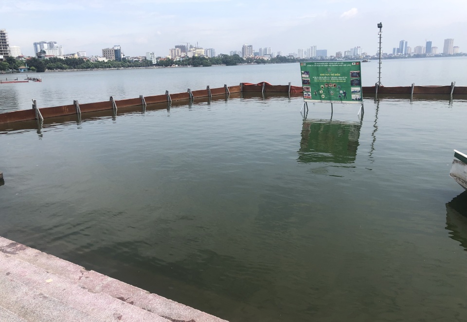 Nước Hồ Tây giảm ô nhiễm khi được xử lý bằng công nghệ Nhật Bản - 2 Nước Hồ Tây giảm ô nhiễm khi được xử lý bằng công nghệ Nhật Bản - 2