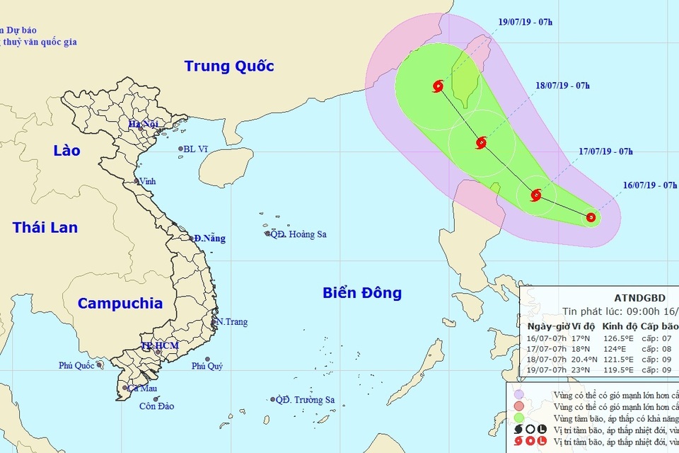 Xuất hiện áp thấp nhiệt đới gần Biển Đông có khả năng thành bão - 1 Xuất hiện áp thấp nhiệt đới gần Biển Đông có khả năng thành bão - 1