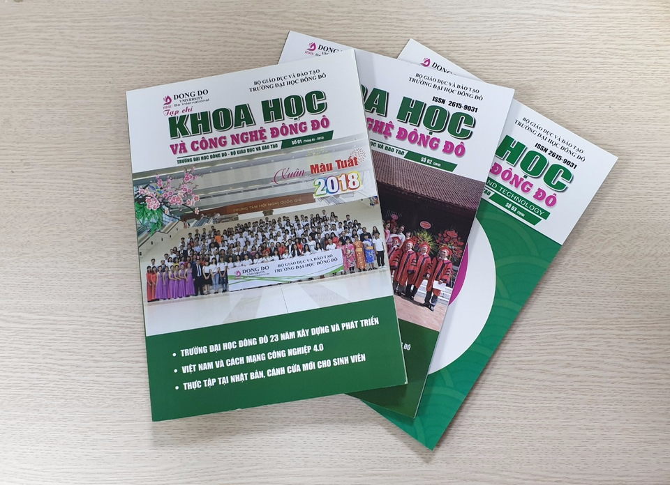 Tạp chí Khoa học và Công nghệ Đông Đô được tính điểm năm 2019 - 1 Tạp chí Khoa học và Công nghệ Đông Đô được tính điểm năm 2019 - 1