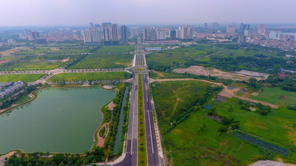 Đường 8 làn xe nối 3 quận nội thành Hà Nội - 1 Đường 8 làn xe nối 3 quận nội thành Hà Nội - 1