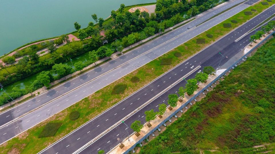 Đường 8 làn xe nối 3 quận nội thành Hà Nội - 2 Đường 8 làn xe nối 3 quận nội thành Hà Nội - 2