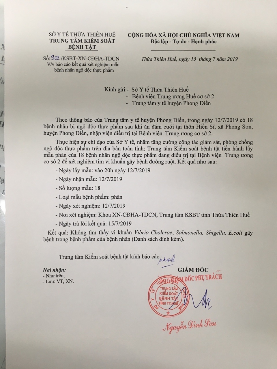 Phát hiện vi khuẩn tụ cầu trong thức ăn ở đám cưới làng quê gây ngộ độc 64 người - 3 Phát hiện vi khuẩn tụ cầu trong thức ăn ở đám cưới làng quê gây ngộ độc 64 người - 3