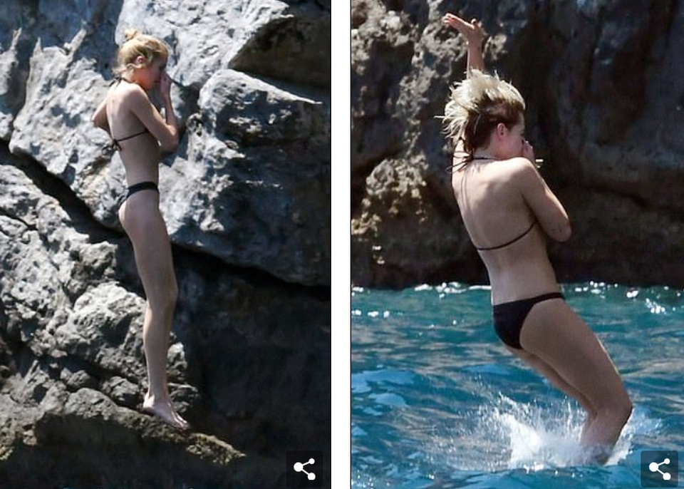 Kristen Stewart và bạn gái Stella Maxwell đi nghỉ hè tại Ý - 8