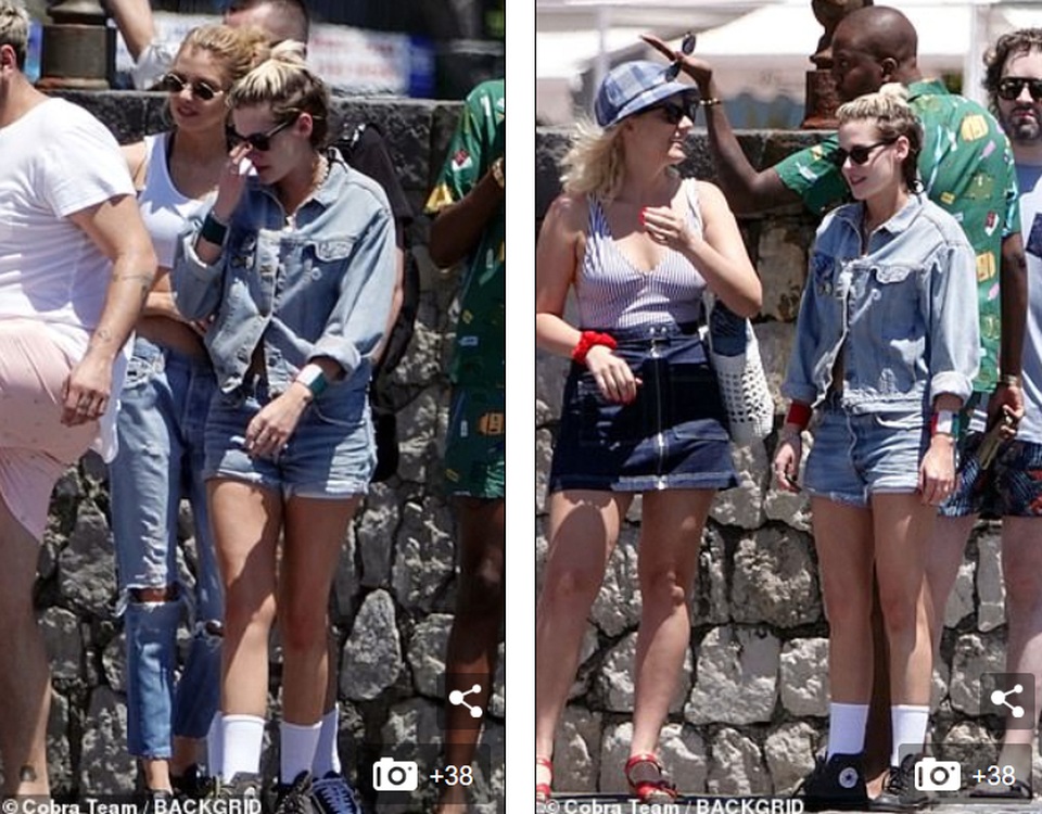 Kristen Stewart và bạn gái Stella Maxwell đi nghỉ hè tại Ý - 10