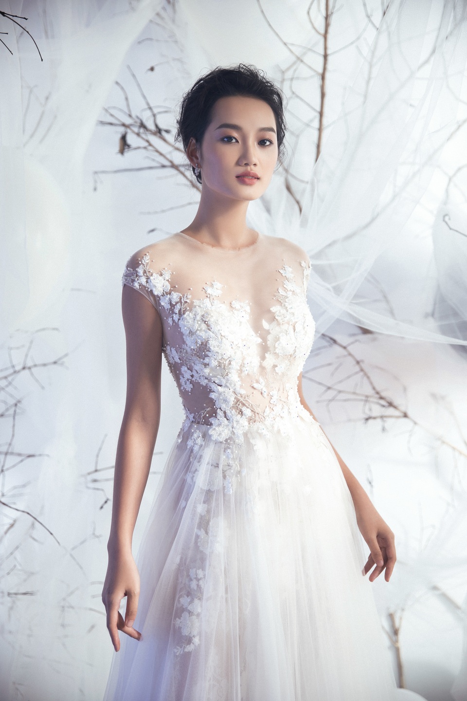 Á quân The Face Quỳnh Anh đọ sắc với người mẫu Thu Hiền - 8 Á quân The Face Quỳnh Anh đọ sắc với người mẫu Thu Hiền - 8