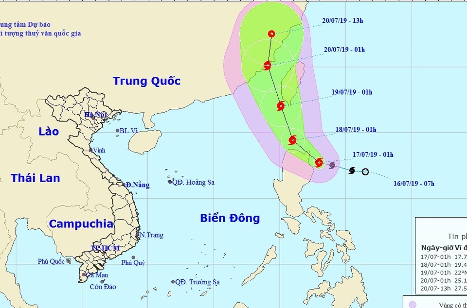 Bão Danas giật cấp 10 hướng vào Biển Đông - 1 Bão Danas giật cấp 10 hướng vào Biển Đông - 1