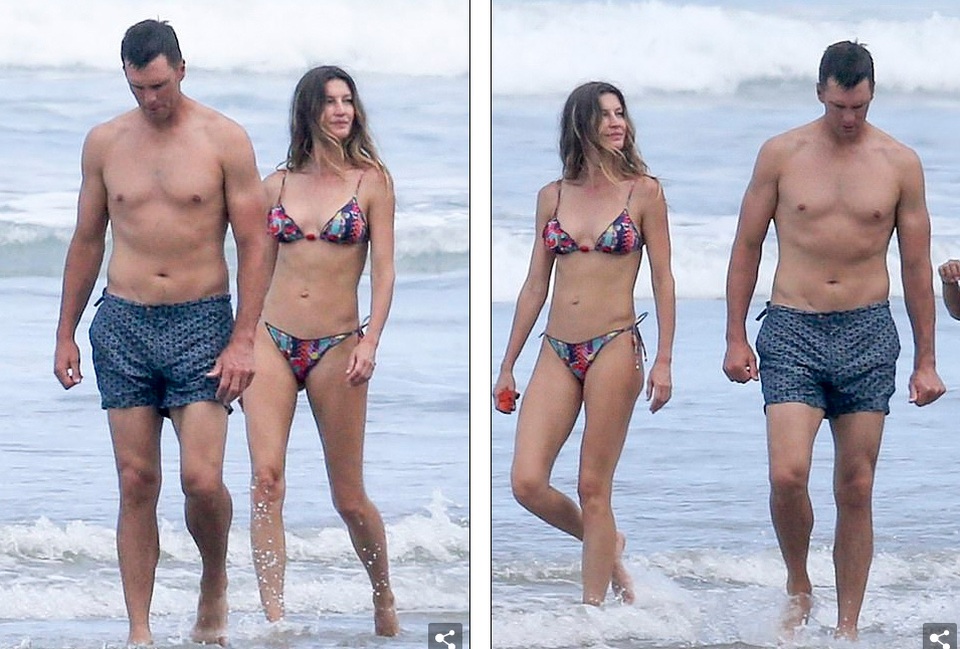 Gisele Bundchen tình tứ bên chồng - 4 Gisele Bundchen tình tứ bên chồng - 4