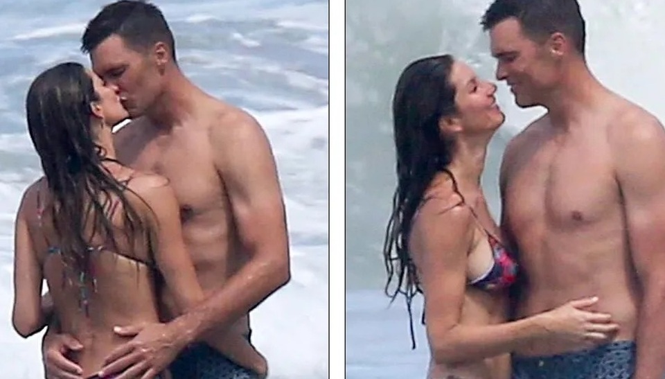 Gisele Bundchen tình tứ bên chồng - 1 Gisele Bundchen tình tứ bên chồng - 1