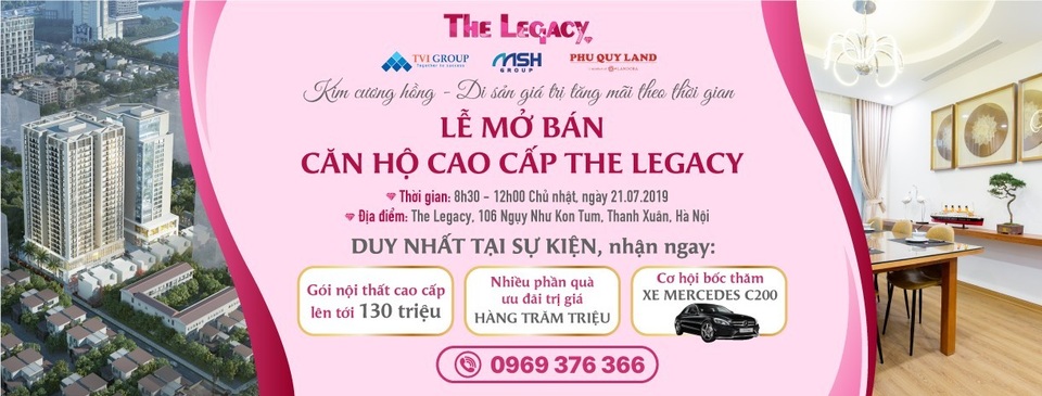 Căn hộ hạng sang The Legacy - Gam màu độc đáo tại thị trường căn hộ cao cấp - 2