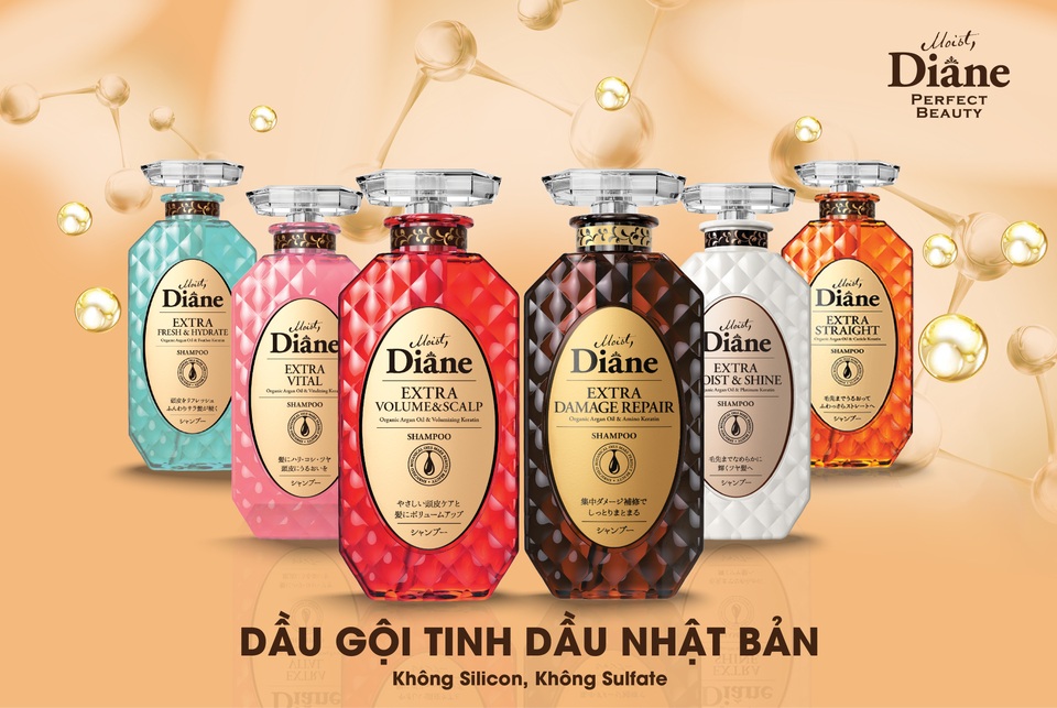 Moist Diane, thương hiệu dầu gội tinh dầu, không silicon Nhật Bản đã phủ sóng khắp Việt Nam - 1 Moist Diane, thương hiệu dầu gội tinh dầu, không silicon Nhật Bản đã phủ sóng khắp Việt Nam - 1