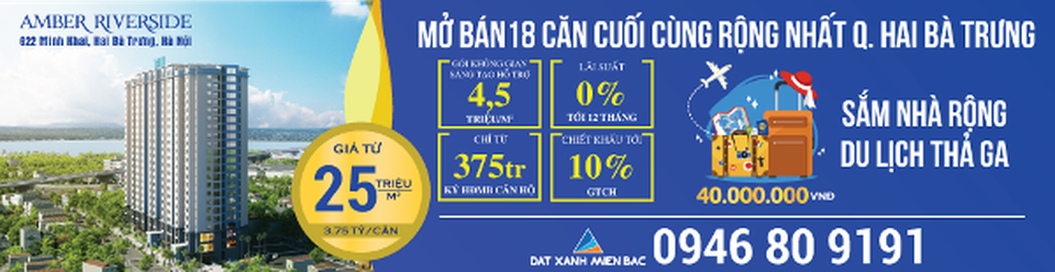 Amber Riverside mở bán 18 căn Dual key cuối cùng quận Hai Bà Trưng - 2 Amber Riverside mở bán 18 căn Dual key cuối cùng quận Hai Bà Trưng - 2