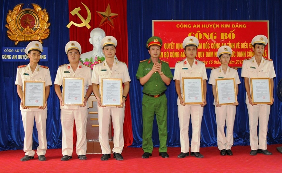 Hà Nam: Điều động công an chính quy về đảm nhiệm chức danh công an xã - 1