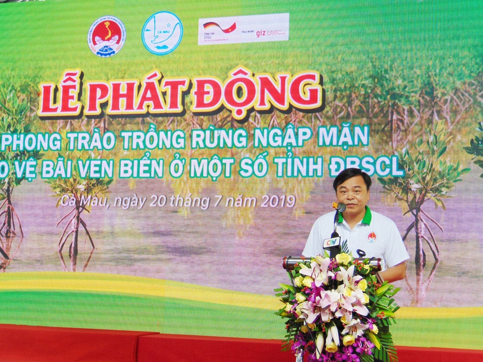 Phát động trồng rừng ngập mặn ở một số tỉnh ĐBSCL - 1 Phát động trồng rừng ngập mặn ở một số tỉnh ĐBSCL - 1