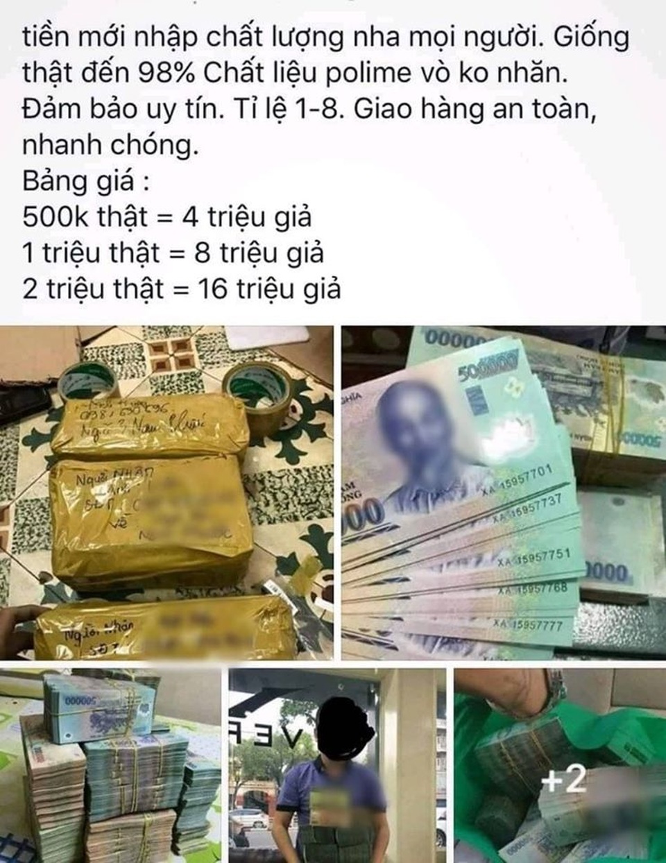 Triệt phá đường dây tiền giả “khủng” nhất từ trước đến nay - 1 Triệt phá đường dây tiền giả “khủng” nhất từ trước đến nay - 1