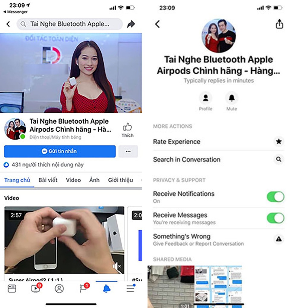 Cảnh giác chiêu trò lấy hình ảnh của cửa hàng uy tín để bán hàng online - 1 Cảnh giác chiêu trò lấy hình ảnh của cửa hàng uy tín để bán hàng online - 1