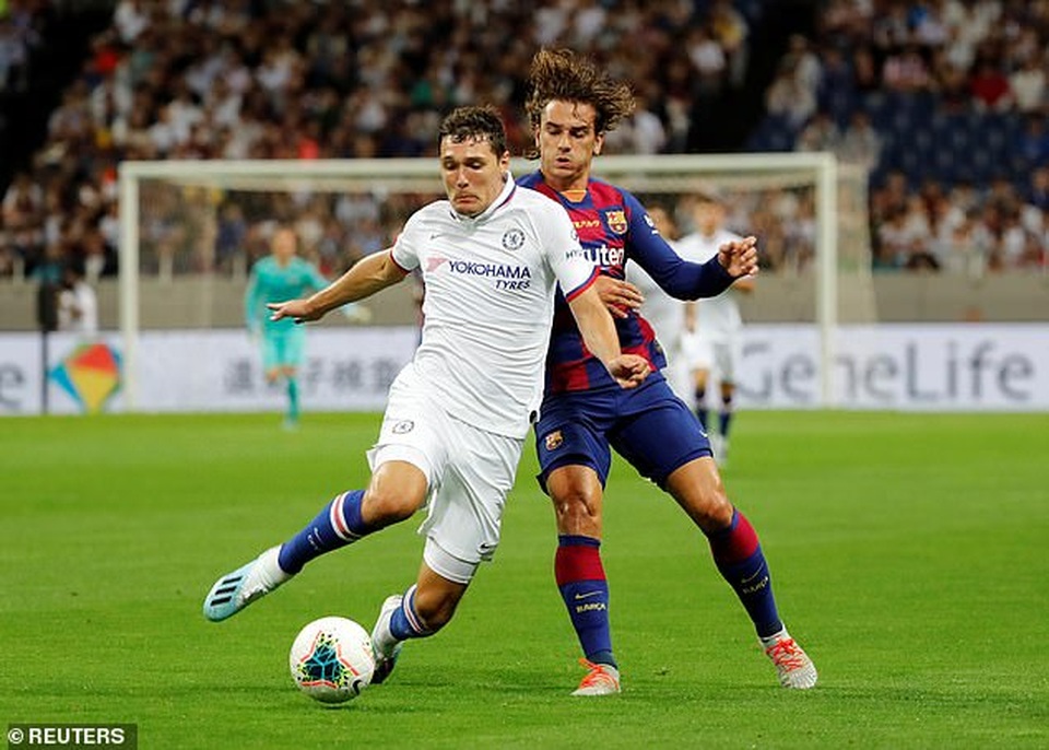 Griezmann ra mắt mờ nhạt, Barcelona nhận thất bại trước Chelsea - 3 Griezmann ra mắt mờ nhạt, Barcelona nhận thất bại trước Chelsea - 3