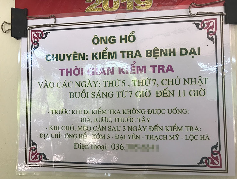 Vụ “thầy lang” chẩn đoán bệnh dại bằng phương pháp lạ ở Hà Tĩnh: Cam kết chấm dứt hành nghề - 3 Vụ “thầy lang” chẩn đoán bệnh dại bằng phương pháp lạ ở Hà Tĩnh: Cam kết chấm dứt hành nghề - 3