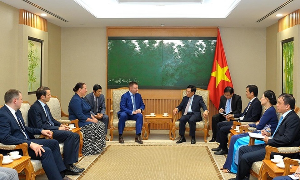 Phó Thủ tướng tiếp đoàn đại biểu cấp cao thanh niên Liên bang Nga - 1 Phó Thủ tướng tiếp đoàn đại biểu cấp cao thanh niên Liên bang Nga - 1